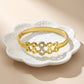 AURÉLIA AMORE LUXE 6™ Eternal Infinity CZ Radiance Demi Fine Bangle Bracelet for Women - The Soul Jewellery