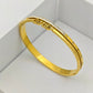 AURÉLIA AMORE LUXE Demi-Fine Gold Love Bangle for Women | Cartier-Inspired Anti-Tarnish Luxury Bracelet - The Soul Jewellery