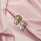 Celeste Pearl Aura 6™ Gold Plated CZ Studded Pearl Drop Demi Fine Earrings for Women - The Soul Jewellery