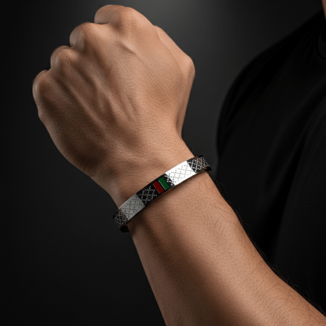 Designer Silver Gucci - Inspired Style Unisex Bangle - Antitarnish Daily Wear Bracelet for Men & Women - The Soul Jewellery