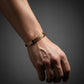 AURÉLIA NOIR ÉLITE Demi - Fine Cable Gold - plated Bracelet for Men & Women - Anti tarnish Kada - The Soul Jewellery