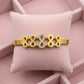 AURÉLIA AMORE LUXE 6™ Eternal Infinity CZ Radiance Demi Fine Bangle Bracelet for Women - The Soul Jewellery
