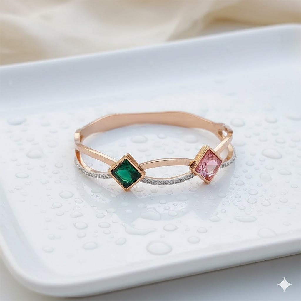 Aurelia 6 SweetAura Adorn Demi-Fine Anti-Tarnish Rose Gold plated Bracelet for Women - The Soul Jewellery