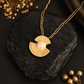 Golden Radiance Aura™ Demi-Fine Pendant Necklace for Women | 18K Gold Plated Chain Pendant - The Soul Jewellery