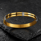 AURÉLIA AMORE LUXE 6™ Gold & Silver-Tone Minimalist Demi-Fine Bracelet for Men - Soul Jewellery