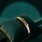AURÉLIA NOIR LUXE Demi-Fine Rose Gold Bangle Bracelet for Men and Women - The Soul Jewellery