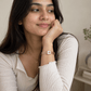 AURÉLIA AMORE LUXE 6™ Mother of Pearl Demi-Fine Anti-Tarnish Gold Bangle Bracelet for Women - Soul Jewellery