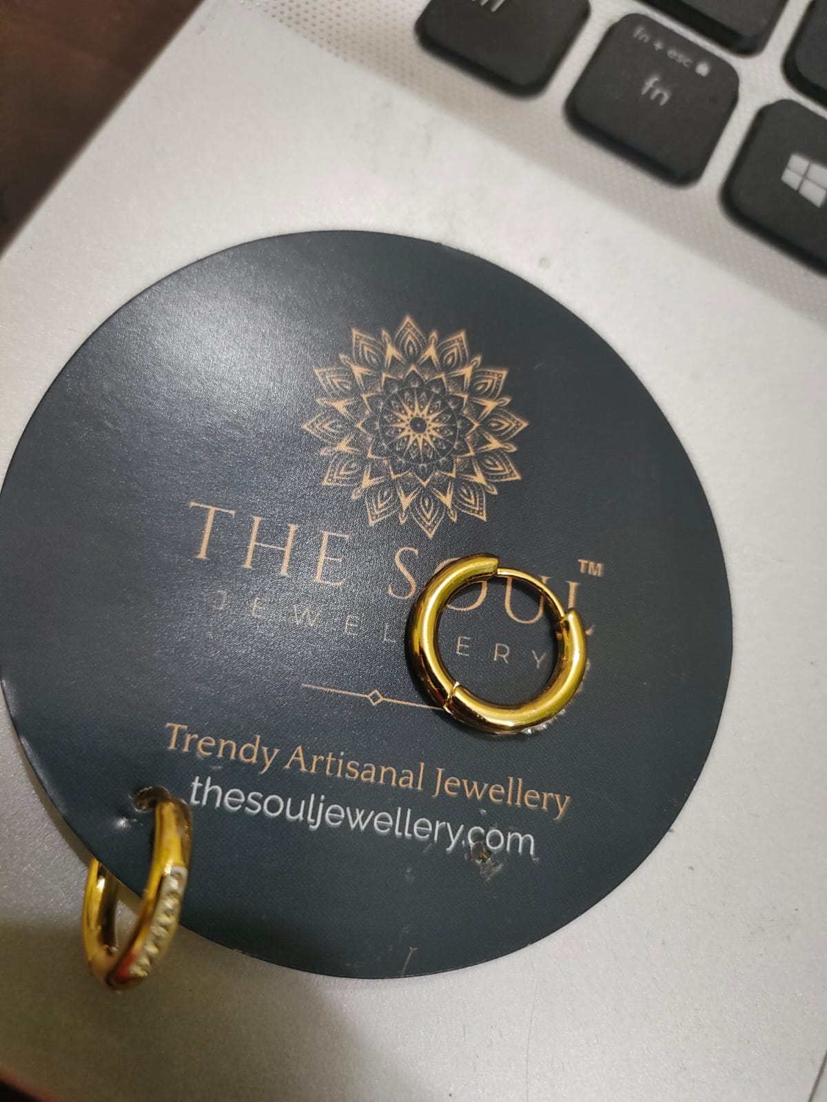 Classic Gold - Plated Anti - Tarnish Mini Hoops – Elegant Everyday Sparkle - The Soul Jewellery