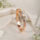 Demi - Fine Rose Gold Evil Eye Bracelet with MOP| Anti - Tarnish Stainless Steel Kada for Women - The Soul Jewellery