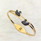 Swarovski Swan Love Bracelet – 18K Gold Plated Anti-Tarnish Water proof Dual Swan Designer Jewelry - The Soul Jewellery