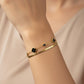 Aurelia 6 LuckyClover 18K Gold Plated Dual-Chain Demi-Fine Anti-Tarnish Bracelet for Women - The Soul Jewellery