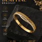 AURÉLIA AMORE LUXE 6™ Greca Radiance CZ Demi - Fine Bracelet Kada - The Soul Jewellery