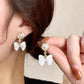 Ivory Flutter Aura 6™ Gold Plated Pearl Butterfly Drop Demi Fine Earrings for Women - The Soul Jewellery