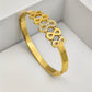 AURÉLIA AMORE LUXE 6™ Eternal Infinity CZ Radiance Demi Fine Bangle Bracelet for Women - The Soul Jewellery