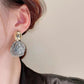 Venus Shell Aura 6™ Demi - Fine Gold Seashell Drop Earrings | Luxury 18K Gold Plated Statement Earrings for Women | Elegant Anti - Tarnish Designer Party Earrings - The Soul Jewellery