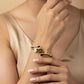 AURÉLIA AMORE LUXE 8™ Golden Bloom CZ Prosperity Demi Fine Bangle Bracelet for Women - The Soul Jewellery