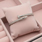 AURÉLIA AMORE LUXE 6™ Silver Nail Radiance CZ Demi-Fine Anti-Tarnish Bracelet for women - The Soul Jewellery