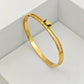 AURÉLIA MEDUSA AMORE: Versace-inspired Demi-Fine Bangle - Every day Wear Bracelet for Men and Women - The Soul Jewellery