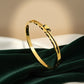 AURÉLIA MEDUSA AMORE: Versace-inspired Demi-Fine Bangle - Every day Wear Bracelet for Men and Women - The Soul Jewellery