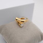 Adjustable Anti - Tarnish 18K Yellow Gold Plated Zoe Ring with Minimalist Design – Modern and Elegant - The Soul Jewellery