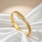 AURÉLIA AMORE LUXE 6™ Greca Radiance CZ Demi - Fine Bracelet Kada - The Soul Jewellery