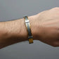 Men’s Dual-Tone Cable Cuff Bracelet – Gold & Silver Minimalist Designer Bangle for Everyday Wear - Soul Jewellery