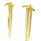 Chic Minimalist Tassel Drop Earrings – 18K Gold Plated, Anti - Tarnish Finish ATER204 - The Soul Jewellery