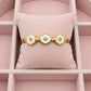 AURÉLIA AMORE LUXE 8™ Celestial Bloom MOP & CZ Prosperity Demi-Fine Bangle Bracelet for Women - The Soul Jewellery