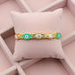 AURÉLIA AMORE LUXE 6™ Celestial Nazar Bloom MOP & CZ Prosperity Demi - Fine Bracelet for Women - The Soul Jewellery