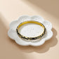 AURÉLIA AMORE LUXE 8™ Noir Aura Enamel Prosperity Demi fine Everyday Wear Kada Bangle for Women - The Soul Jewellery