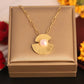 Golden Radiance Aura™ Demi-Fine Pendant Necklace for Women | 18K Gold Plated Chain Pendant - The Soul Jewellery