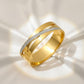 AURÉLIA AMORE LUXE 6™ Celestia Curve CZ Radiance Demi Fine Anti - Tarnish Kada Bracelet - The Soul Jewellery