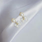 Ivory Flutter Aura 6™ Gold Plated Pearl Butterfly Drop Demi Fine Earrings for Women - The Soul Jewellery