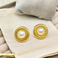 Elegant 18K Gold Pearl Stud Earrings – Everyday Antitarnish Glamour - The Soul Jewellery