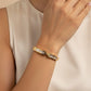 AURÉLIA AMORE LUXE 6™ Celeste Link CZ Radiance Demi fine Kada Bracelet for Women - The Soul Jewellery