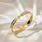 AURÉLIA AMORE LUXE 6™ Celeste Link CZ Radiance Demi fine Kada Bracelet for Women - The Soul Jewellery