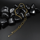 Anti - Tarnish 18K Gold Plated Black Clover Charm Necklace with Elegant Chain ATCP121 - The Soul Jewellery