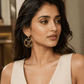 Luxury LV Inspired 18K Gold Anti - Tarnish Statement Earrings for Women - The Soul Jewellery